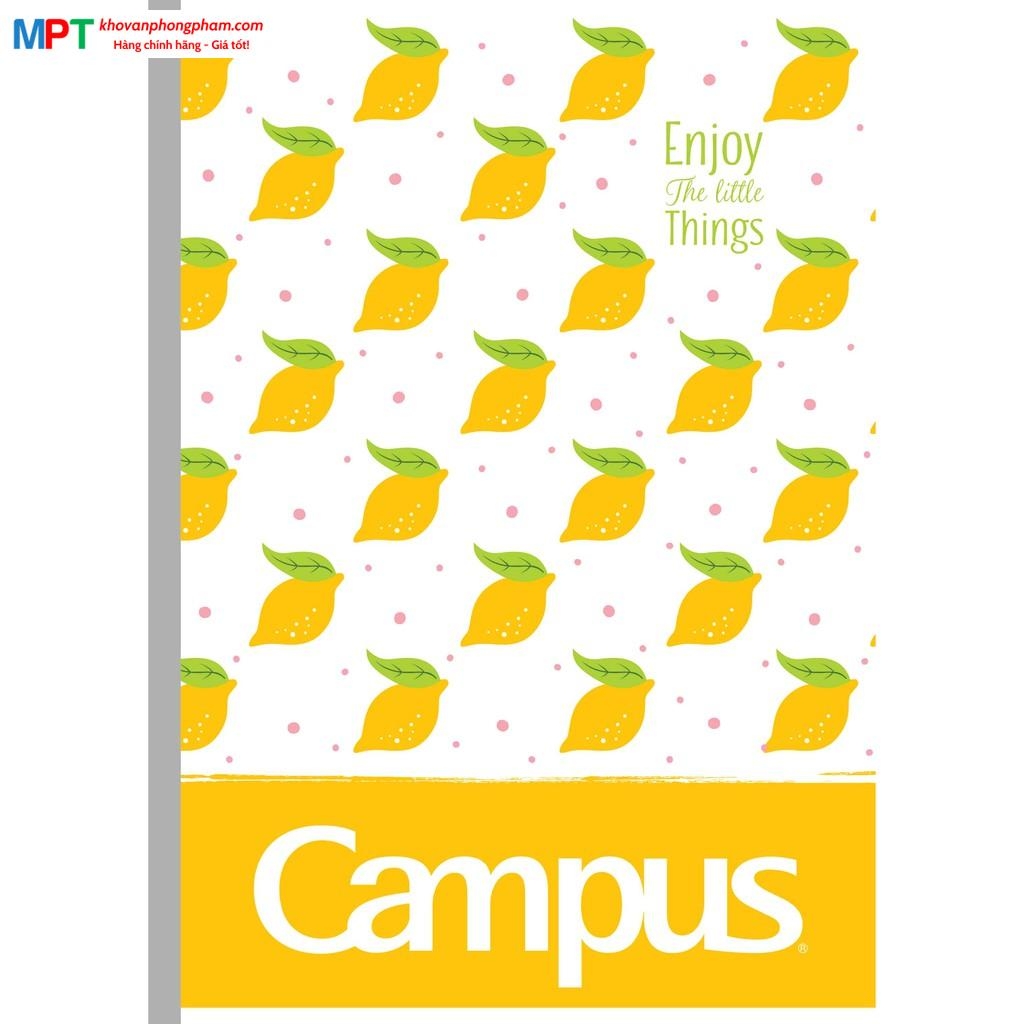 Vở kẻ ngang Campus Enjoy 120 Trang - Mua 10 quyển tặng 01 bút bi