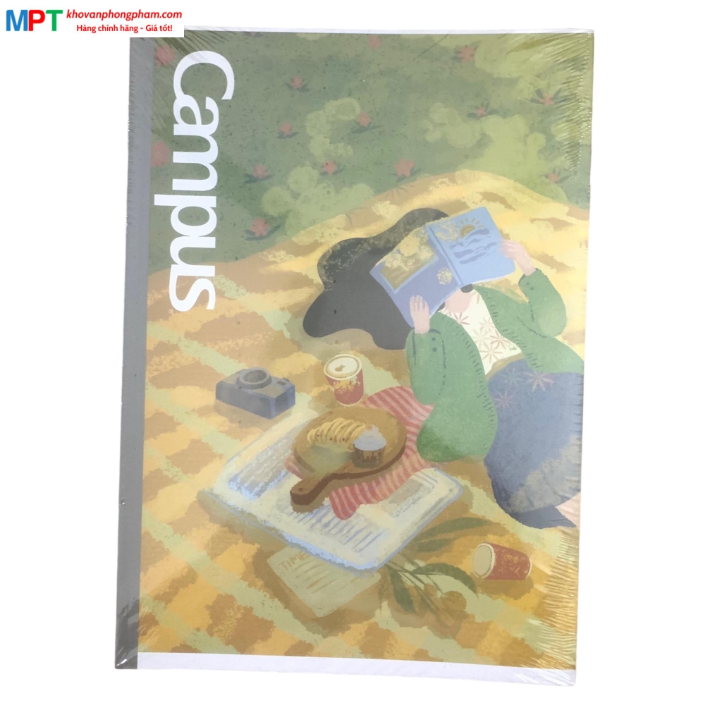 [MẪU MỚI 2023] Vở Campus HEALING 120 trang dòng kẻ ngang - Mua 10 quyển tặng bút bi