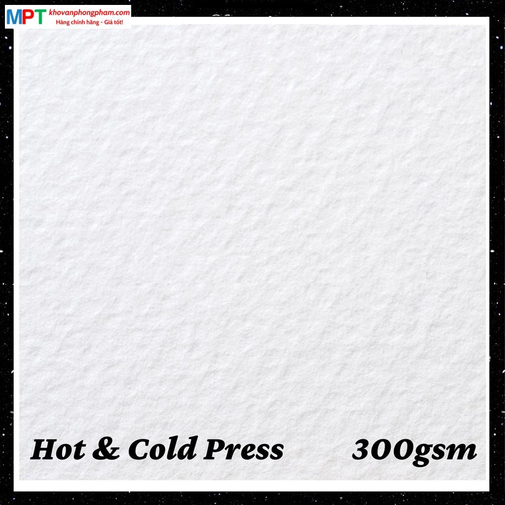 Giấy vẽ màu nước khổ A4 - 10 tờ Takeyo TMG-8288 (Định lượng 300gsm)