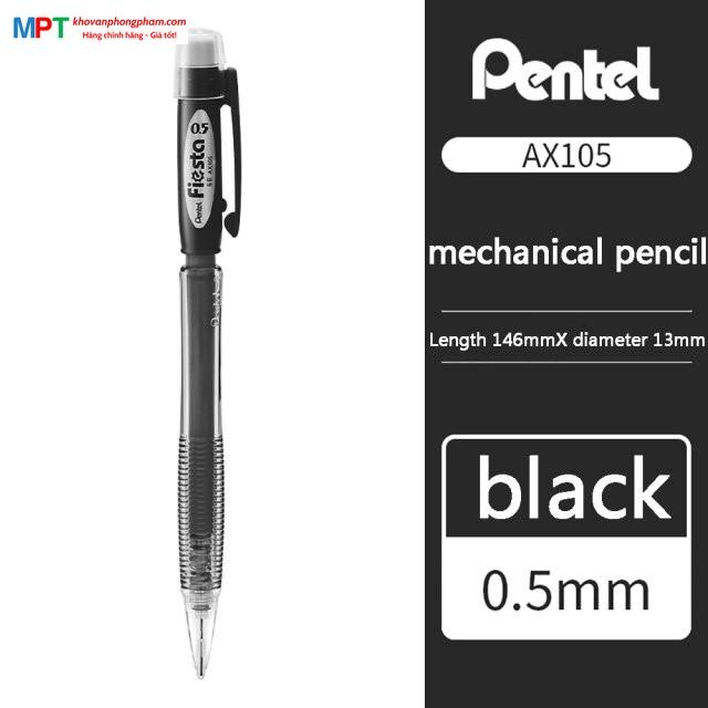 [CHÍNH HÃNG - DO GOLDEN PEN NHẬP KHẨU] Bút chì kim Pentel Fiesta AX-105 nét 0.5mm