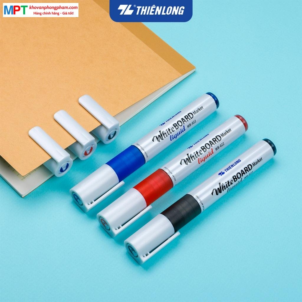 Bút lông bảng Thiên Long WB-022 Whiteboard Marker Liquid đầu 2.5 mm