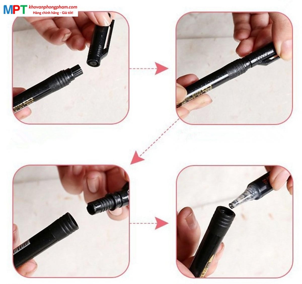 Bút viết thư pháp hán tự, CALLIGRAPHY Baoke S20 nét to - Mực đen