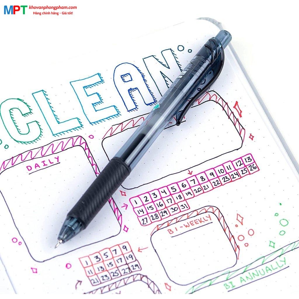 [CHÍNH HÃNG - Do GOLDEN PEN NK] Bút gel Pentel Energel BLN105 ngòi 0.5mm - Mực siêu nhanh khô, nhiều màu lựa chọn