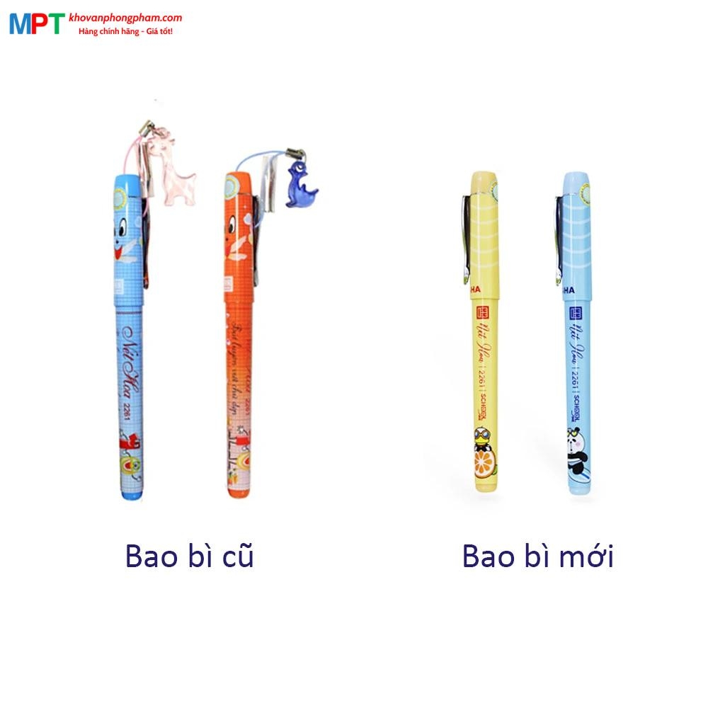 Bút máy Hồng Hà nét hoa 2261