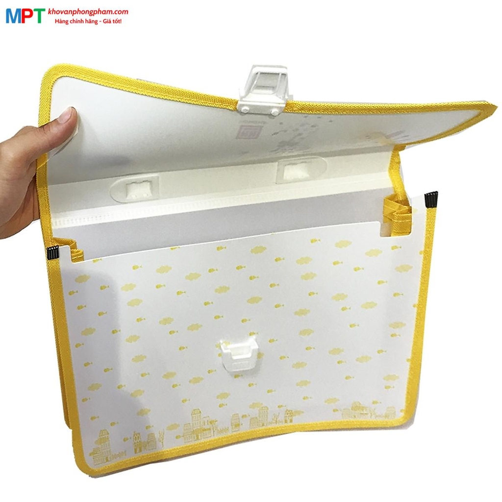 Cặp học thêm 2 ngăn Hồng Hà 3859