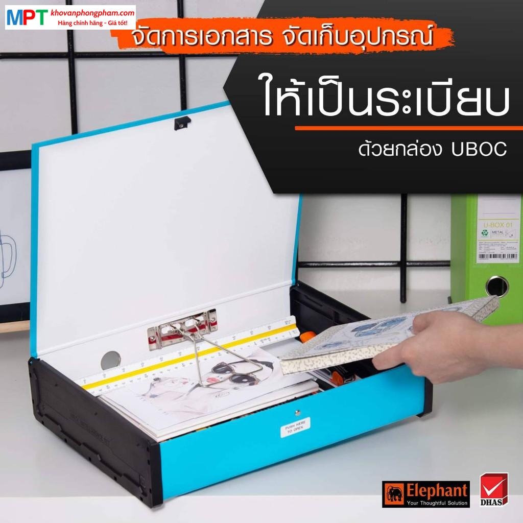 Cặp hộp nhựa 7cm Elephant (U-BOX)