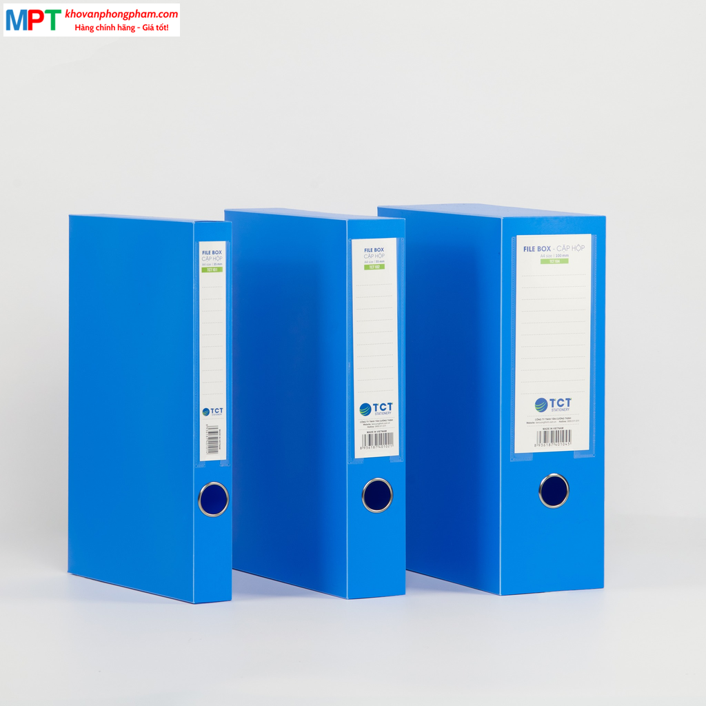 Cặp hộp nhựa 7.5cm TCT103 - Kích thước: 30.5x22x7.5cm