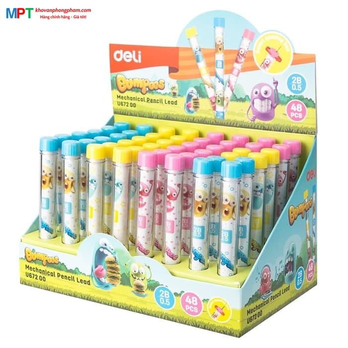 Ruột chì kim Deli U67200 2B 0.5mm