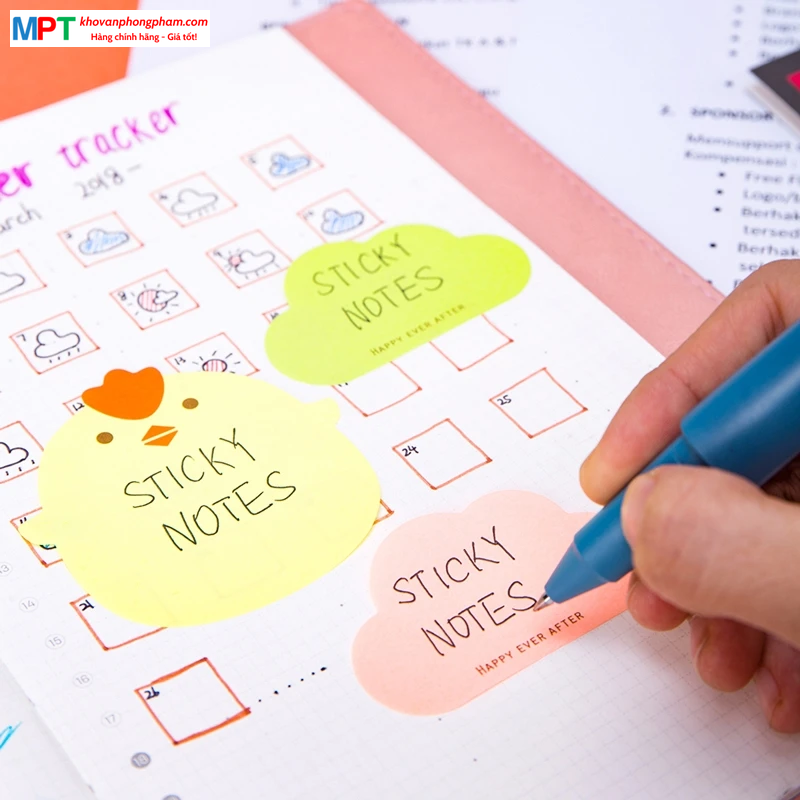 Giấy nhớ Deli A550 02 - nhiều hình dễ thương