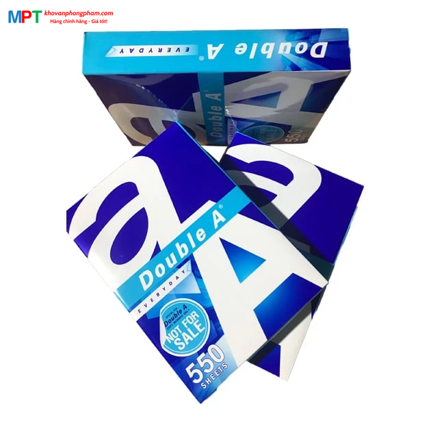 [GIẤY 550 TỜ/TẬP] Giấy in A4 Double A Định lượng 70gsm