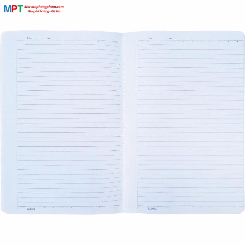 Sổ may gáy khổ A4 KLONG 500 trang 324 - Dòng kẻ ngang, định lượng 58gsm - Kích thước 210x297mm