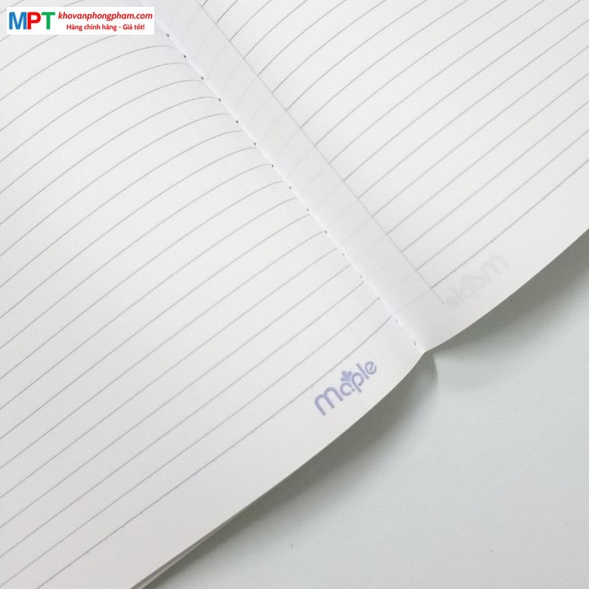 Sổ bìa bồi may gáy Maple 260 trang NBB.A4ADV260