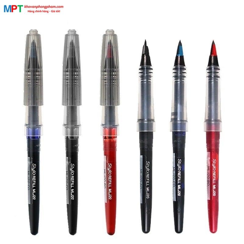 Ruột bút ký Pentel Stylo Refill MLJ20 - Thay thế vào bút Tradio TRJ50- Do CTY GOLDEN PEN NK