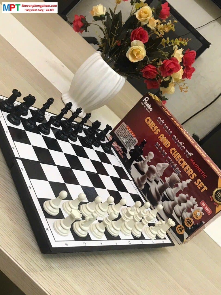 Bộ cờ vua nam châm cỡ nhỡ 32cm Penko 2023