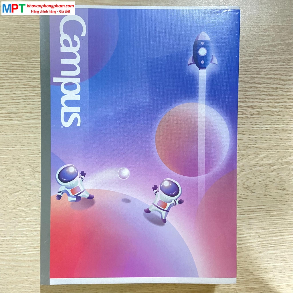 [MẪU MỚI 2022] Vở kẻ ngang Campus PASTEL GRADIENT 200 trang - Mua 5 quyển tặng bút bi