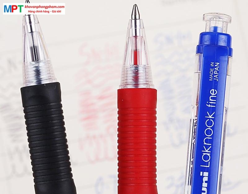 [MUA 12 CÁI TẶNG 1 CÁI] Bút bi Uni Laknock SN-101 Ngòi 0.7mm - Mực xanh (Nhập khẩu bởi Cty Thái Á)