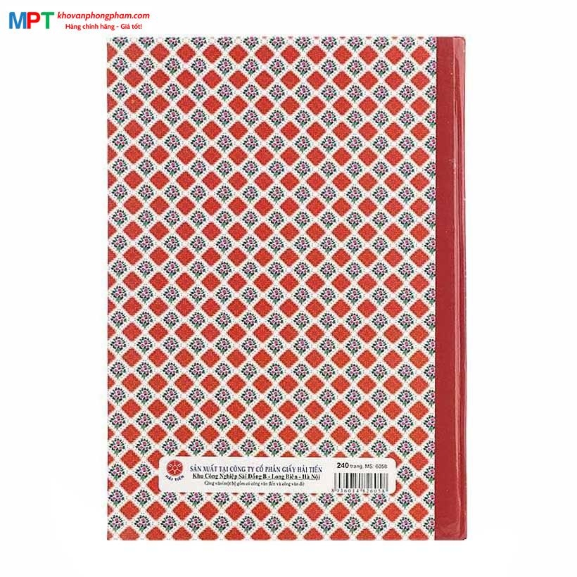 Sổ công văn đến 240 trang 6058 (210x297mm)