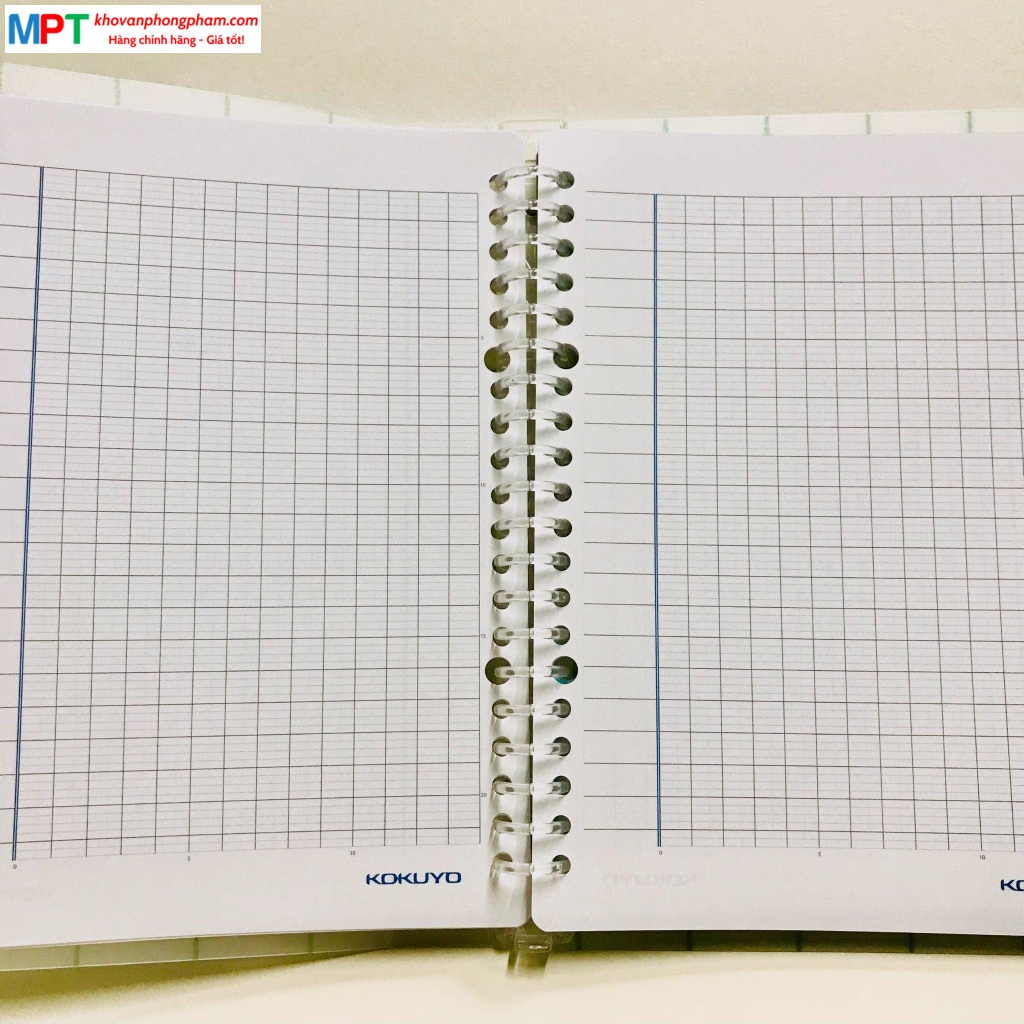 Sổ Binder còng nhựa dòng kẻ 4 ly ngang Campus Line Filed khổ A5 - 50 tờ đơn