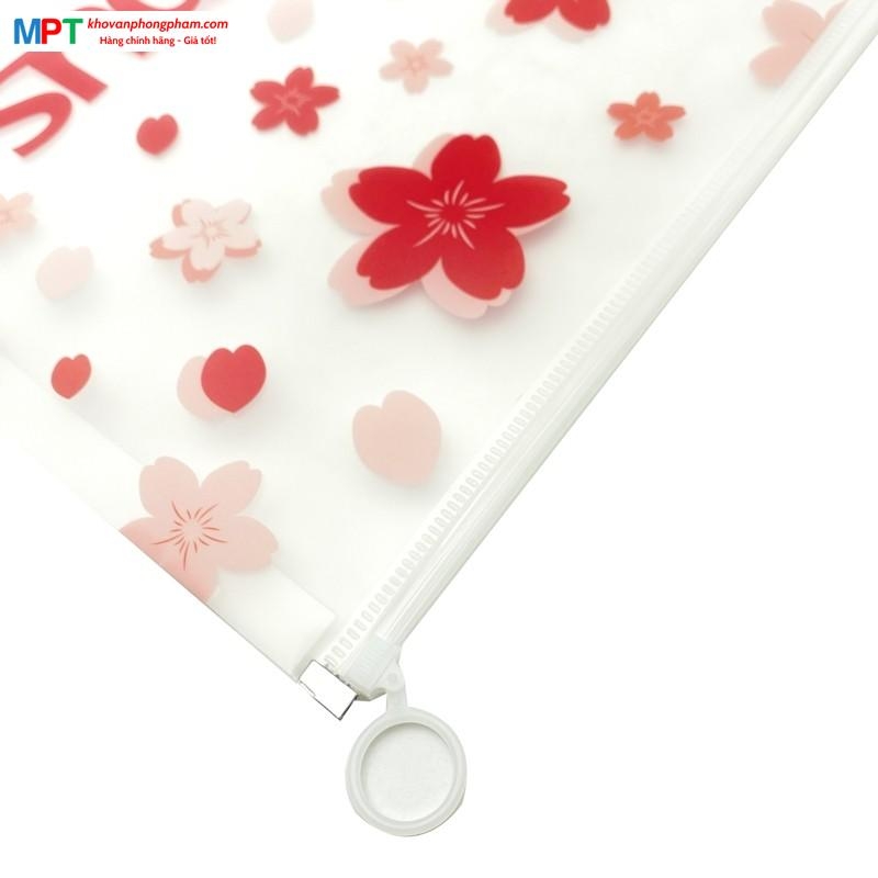 Túi Đựng Tài Liệu Có Khóa Zip Campus Sakura A4
