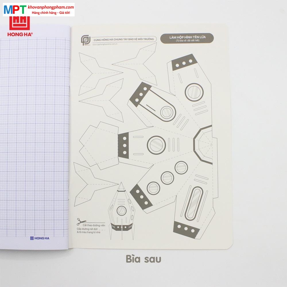 [MẪU MỚI 2024] Vở 4 ô ly Hồng Hà 80 trang ORINGA 0598 - Định lượng 110gsm 7 sao - Mua 5 quyển tặng 1 bút chì