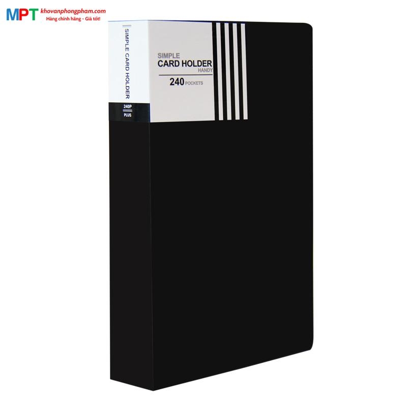 Sổ lưu danh thiếp Plus 240 thiếp cỡ A5 - Name card holder A5-240P
