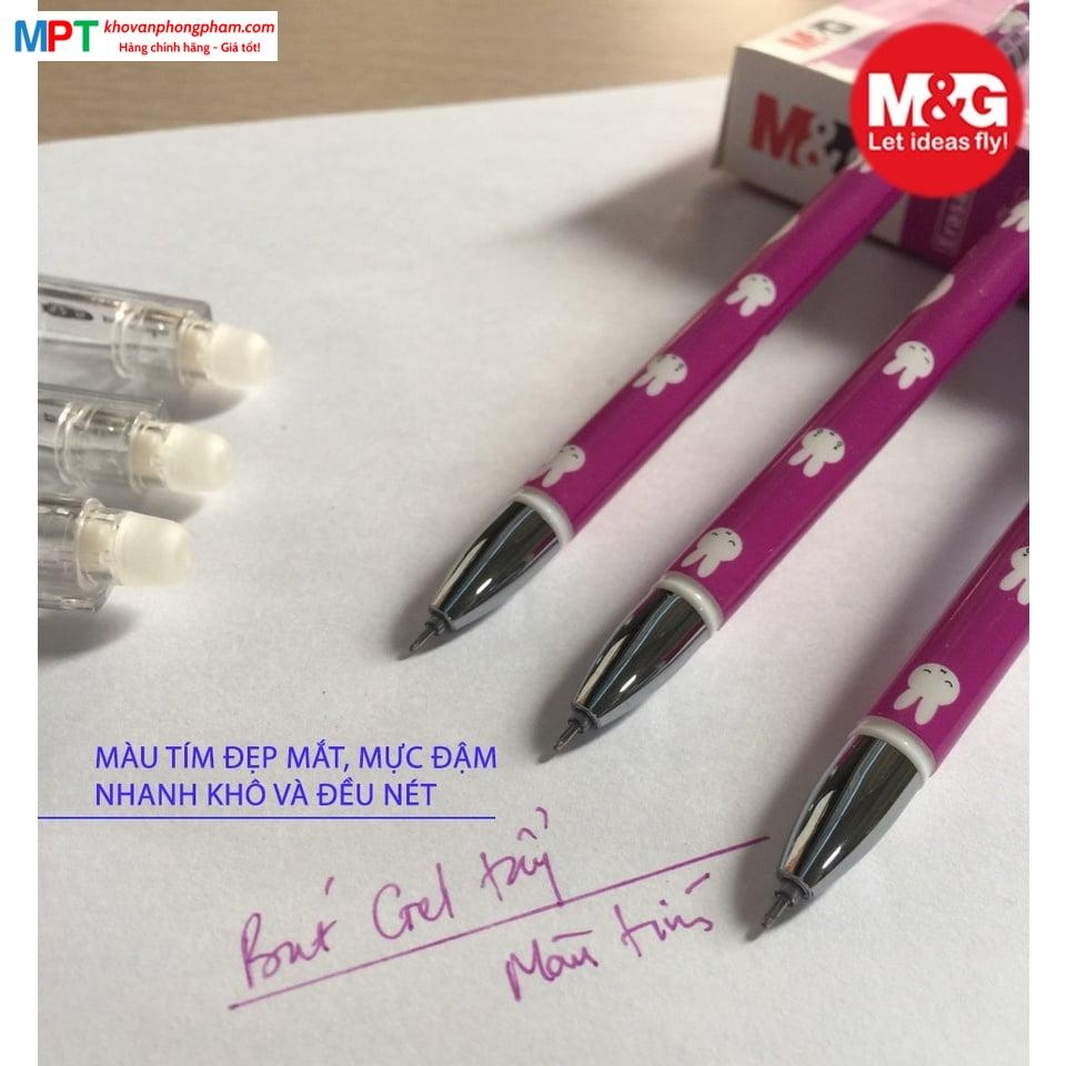 Bút gel xóa được M&G FKP65830 nét 0.5mm - Mực tím