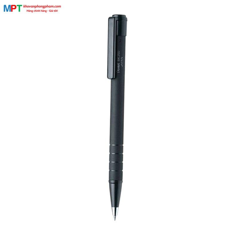 Bút bi Pentel BK250 ngòi 0.5mm - Mực đen - DO CTY GOLDEN PEN NHẬP KHẨU