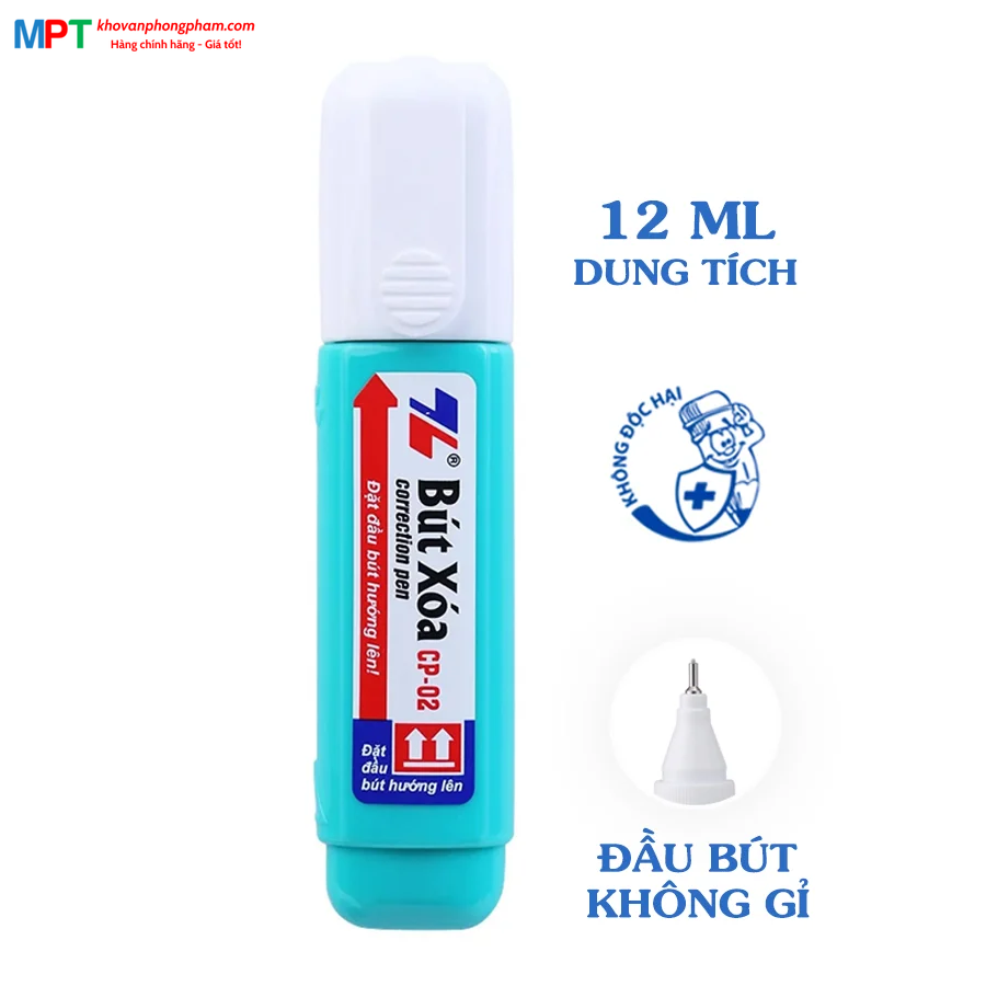 [MUA 10 TẶNG 1] Bút xóa Thiên Long CP-02 dung tích 12ml