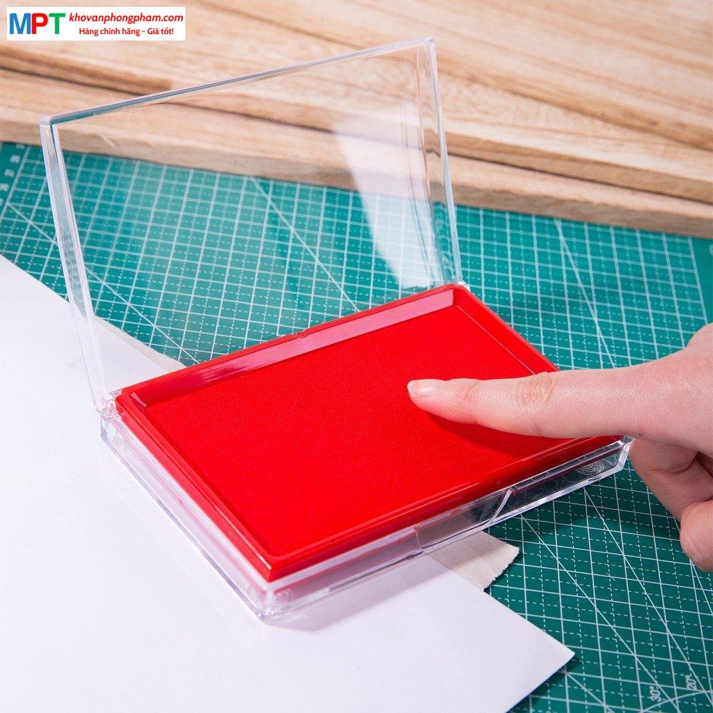 Khay mực dấu Deli 9864 - KT: 138x88x26 mm