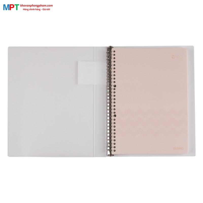 Sổ còng Klong sắt A4 80 tờ Caro 30 lỗ chấu 540 (Binder File Caro)