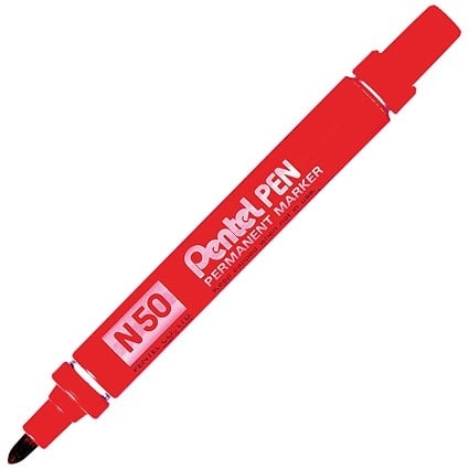 [CHÍNH HÃNG] Bút dạ dầu Pentel N50 - Viết được trên nhiều chất liệu, Mực nhanh khô, không nhòe khi thấm nước