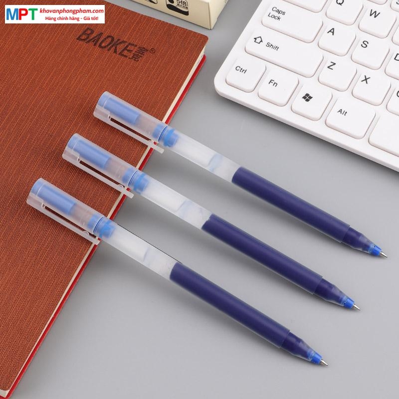 Bút gel Baoke PC3808 nét 0.5mm - viết được 2.000m siêu nhiều mực
