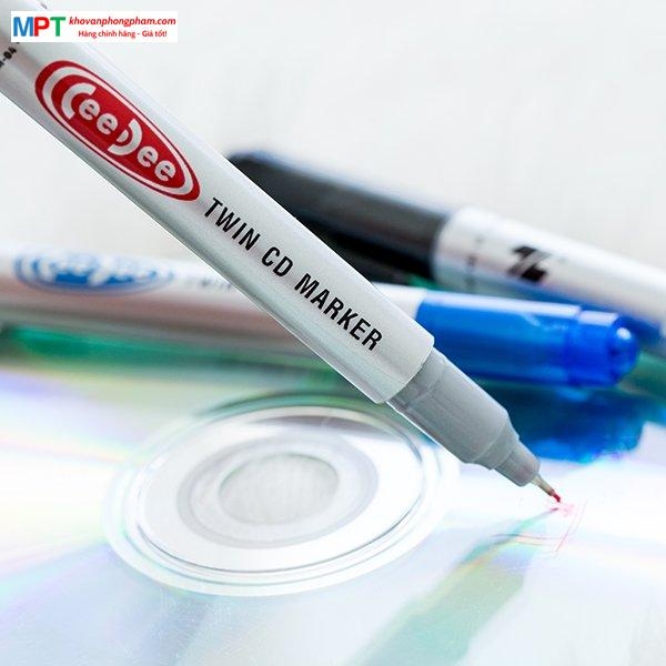 [TẶNG BÚT XÓA] Hộp 10 Bút lông dầu Thiên Long PM-04