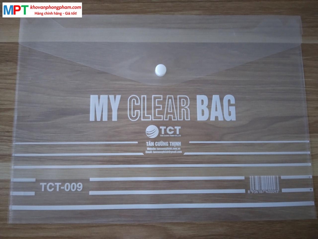 [SIÊU RẺ] Túi Clear bag khổ A TCT009 - Loại mỏng dày
