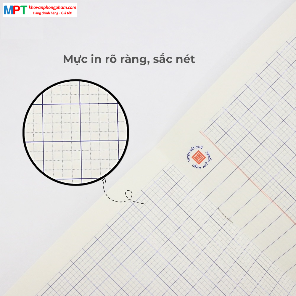 Vở 4 ô ly Hồng Hà 48 trang Baby Shop 0518 - Định lượng 100gsm, giấy vàng chống lóa mỏi mắt - Mua 10 quyển tặng 1 bút chì