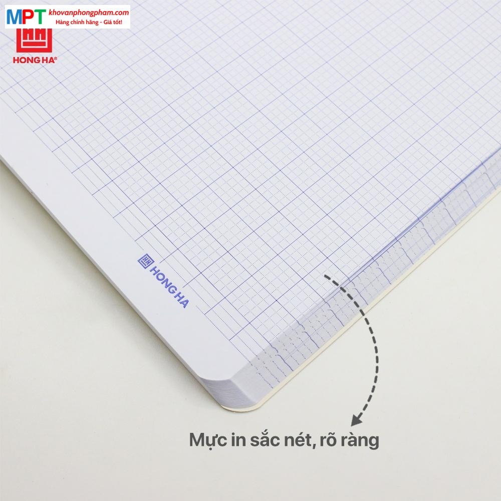 [MẪU MỚI 2024] Vở 4 ô ly Hồng Hà 200 trang FOX 0602 - Vở may gáy, định lượng 70gsm - Mua 5 quyển tặng 1 bút chì