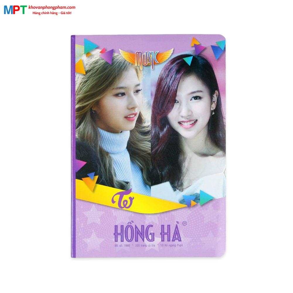 Vở Hồng Hà 200tr 1060 (Kẻ Ngang) - Mua 5 tặng 2 (Mua 01 thùng 80Q chiết khấu 5%)