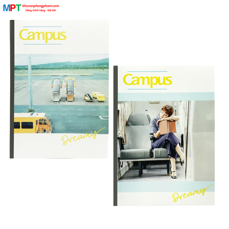 Vở A4 Campus Dreamy 200 trang - dòng kẻ ngang có chấm