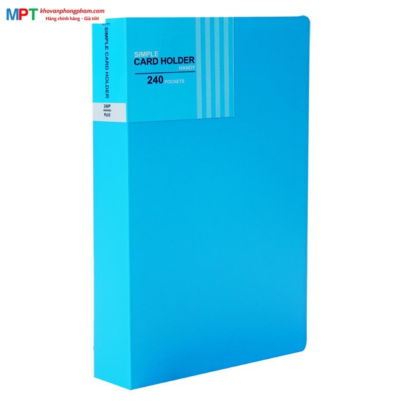 Sổ lưu danh thiếp Plus 120 thiếp cỡ A5 - Name card holder A5-120P
