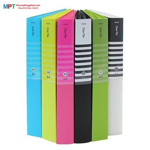 File lá 60 Trang Plus có ngăn giữa - có 6 màu lựa chọn