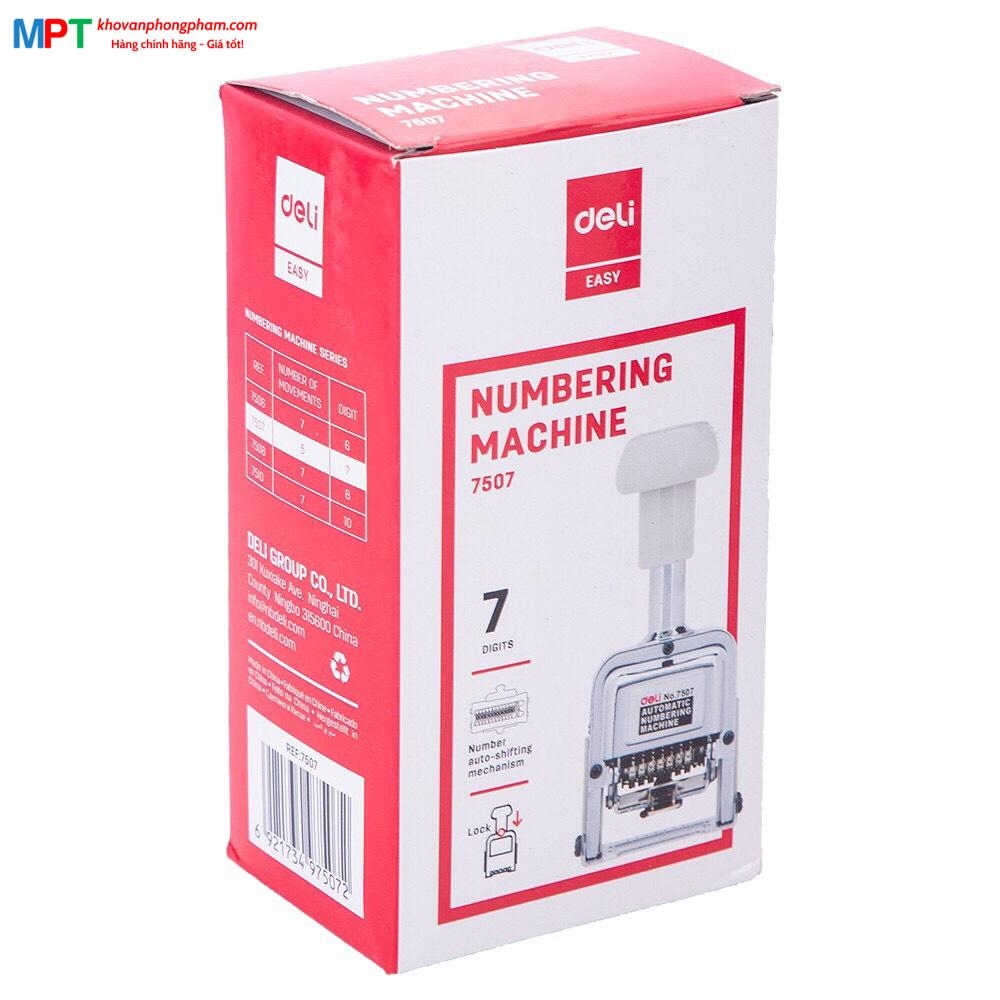 Dấu nhảy 7 số Deli 7507