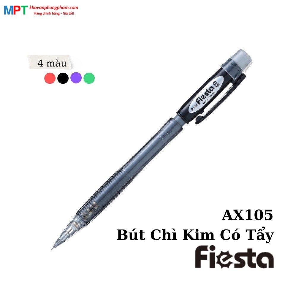 [CHÍNH HÃNG - DO GOLDEN PEN NHẬP KHẨU] Bút chì kim Pentel Fiesta AX-105 nét 0.5mm