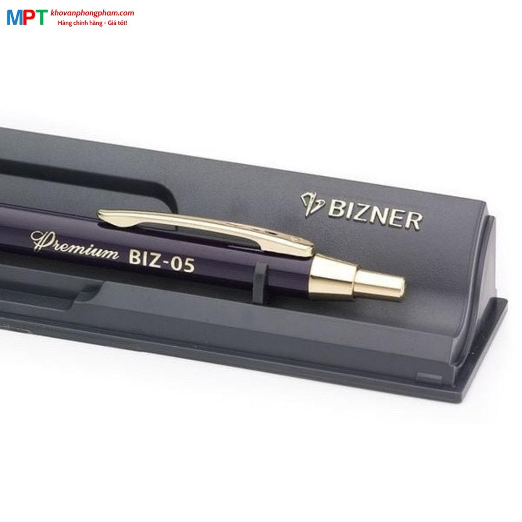 Bút bi BIZNER BIZ-05 nét 0.7mm - Mực xanh (Có hộp nhựa đi kèm)