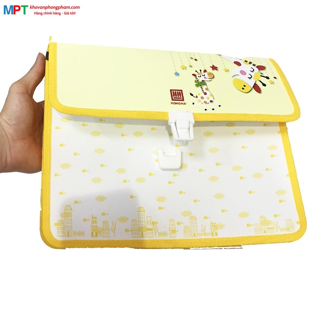 Cặp học thêm 2 ngăn Hồng Hà 3859