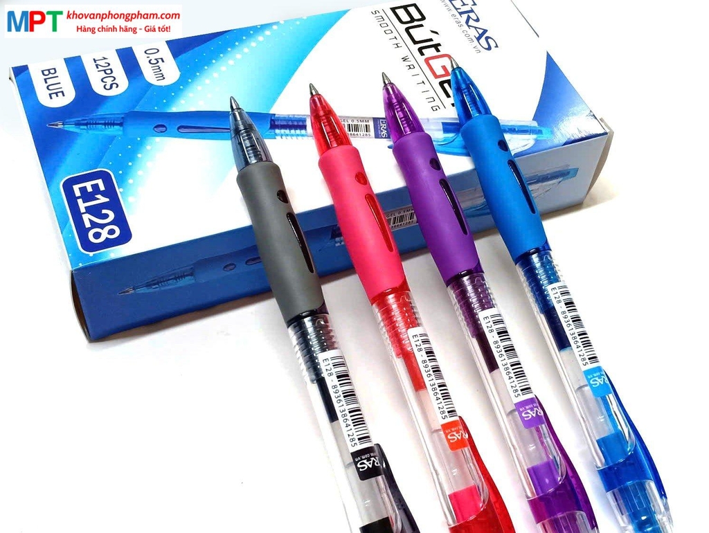 Bút gel ERAS E128 ngòi 0.5mm