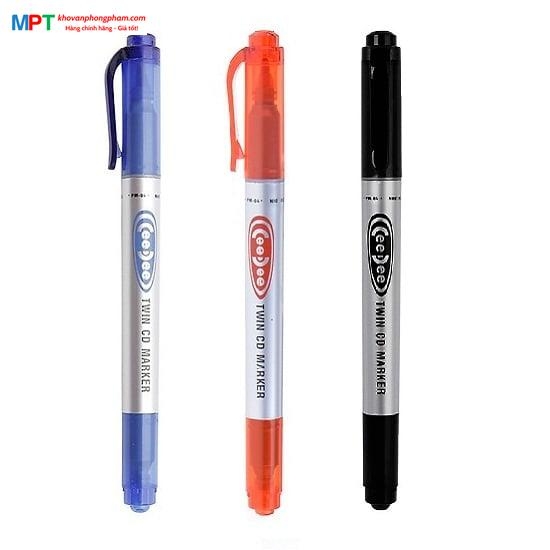 [TẶNG BÚT XÓA] Hộp 10 Bút lông dầu Thiên Long PM-04