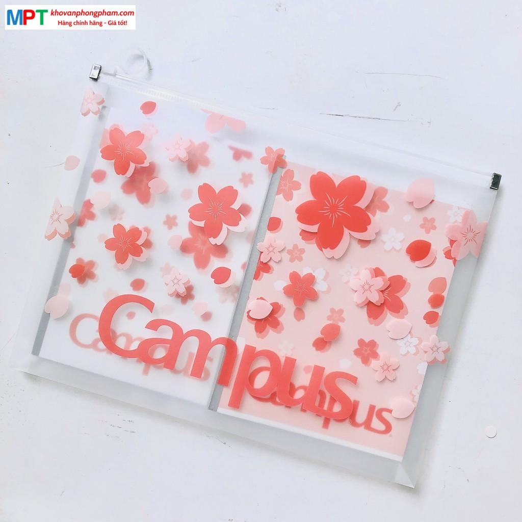 Túi Đựng Tài Liệu Có Khóa Zip Campus Sakura A4
