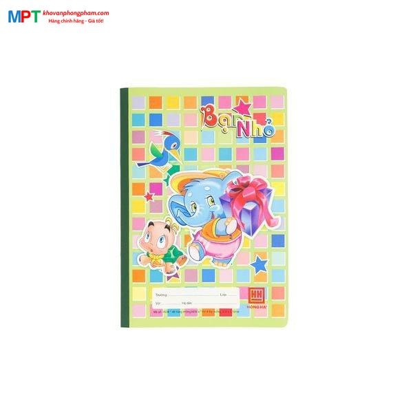 Vở 4 Ô ly Hồng Hà 48 trang Bạn Nhỏ 0509 - Định lượng 100gsm - Mua 10 quyển tặng 1 bút chì