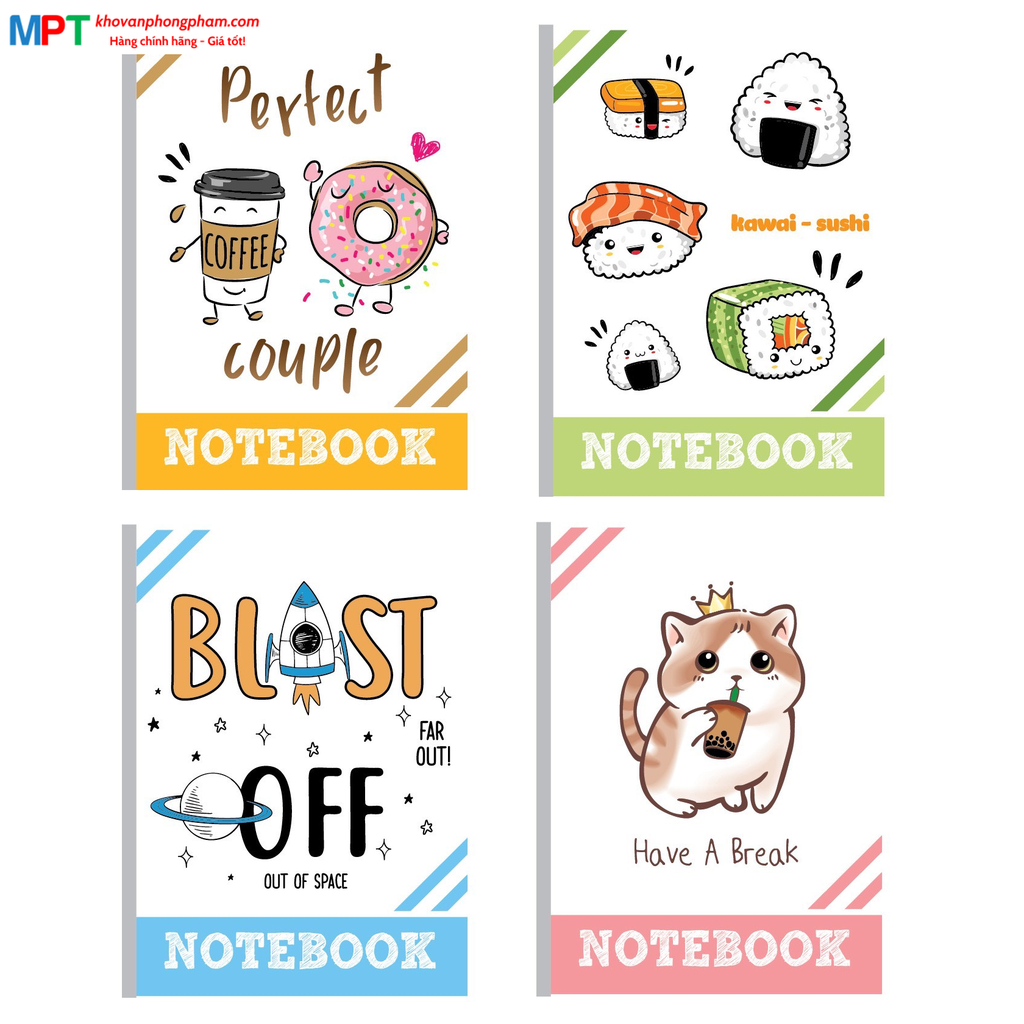 Vở kẻ ngang Hải Tiến 120 trang Sáng Tạo 2616 - Định lượng 60gsm - Mua 10 quyển tặng 01 bút bi