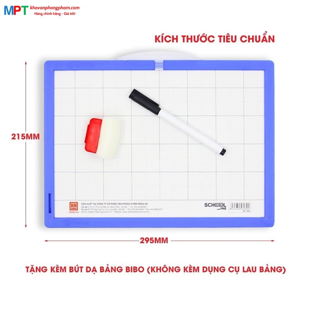 Bảng học sinh Hồng Hà 3289 - Dùng bút dạ và phấn trắng